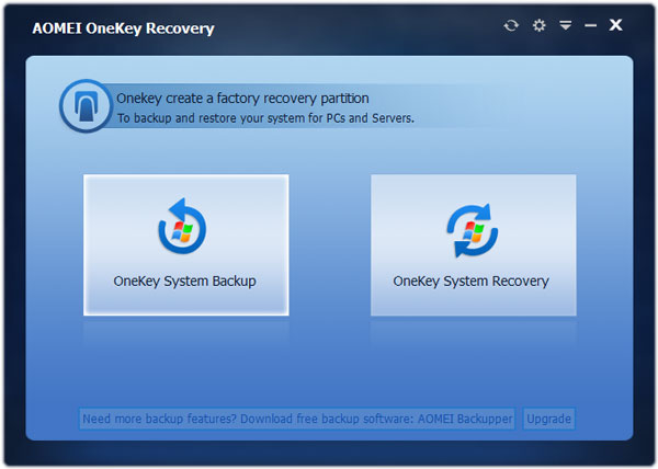 AOMEI OneKey Recovery(÷һָ) V1.5
