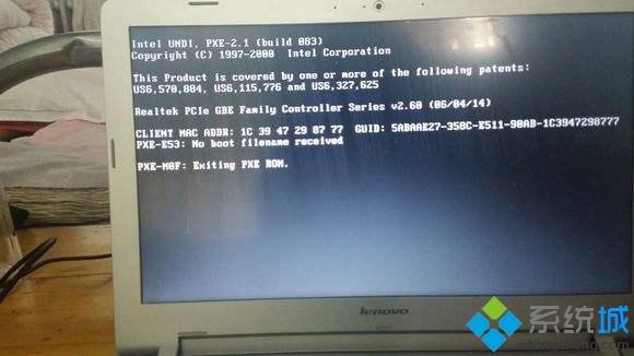 win10ϵͳʾpxE-E53:no boot filename receivedͼĲ